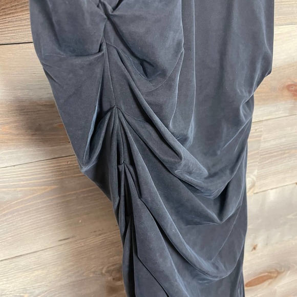 COPY - Helmut Lang Torrent Ruched Dress Washed Black - Picture 6 of 11